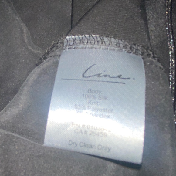 LINE silk tank black - Picture 3 of 4